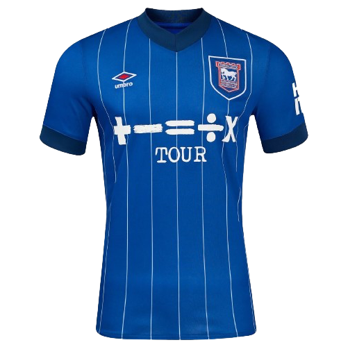 Maillot Ipswich Town home 2024-25