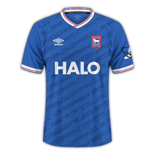 Maillot Ipswich Town home 2025-26