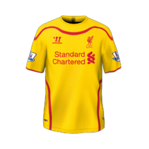 Maillot Liverpool away 2014-15