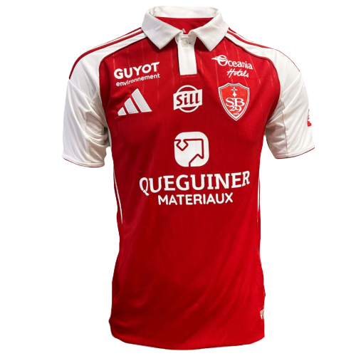 Maillot Stade Brestois home 2025-26