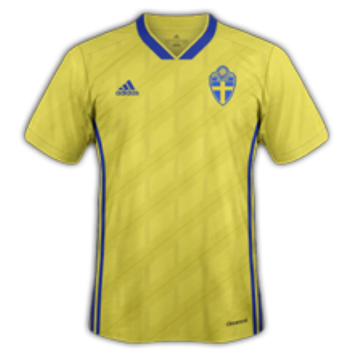 Maillot Suède home 2018-19