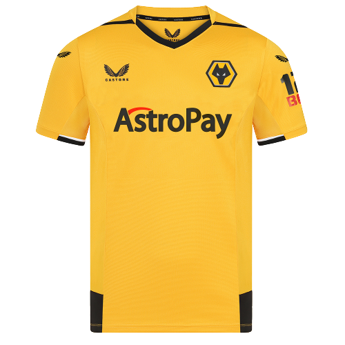 Maillot Wolverhampton Wanderers home 2022-23